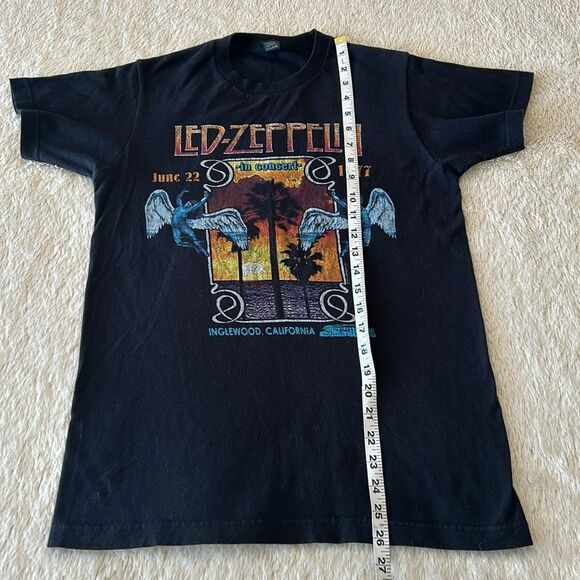 Led Zepplin short sleeve shirt black size small - Picture 7 of 16